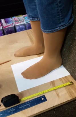 Measure your feet