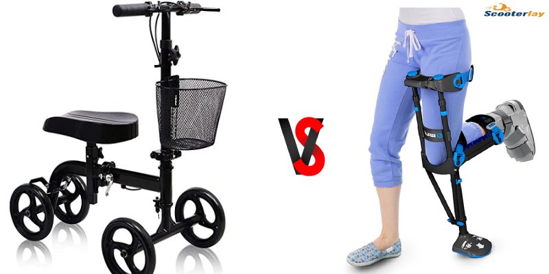 iwalk vs knee scooter