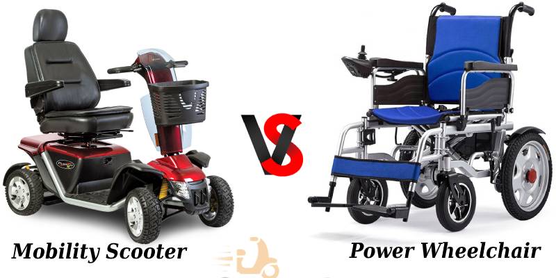wheelchair vs mobility scooter