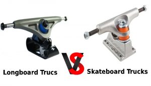 Difference between skateboard trucks vs Longboard trucks