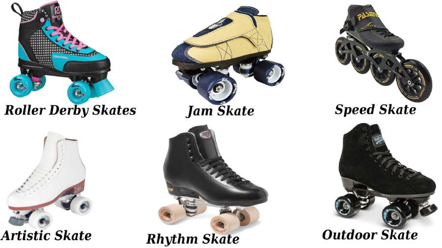 6 different types of skates