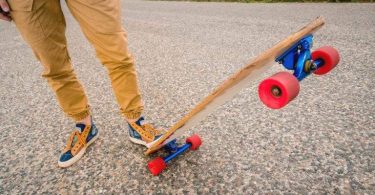 longboard wheels on a skateboard