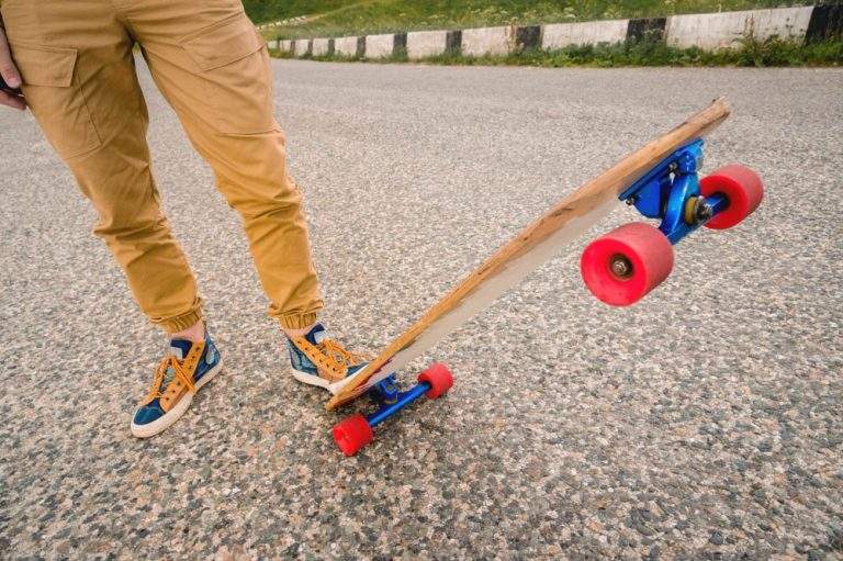 longboard wheels on a skateboard