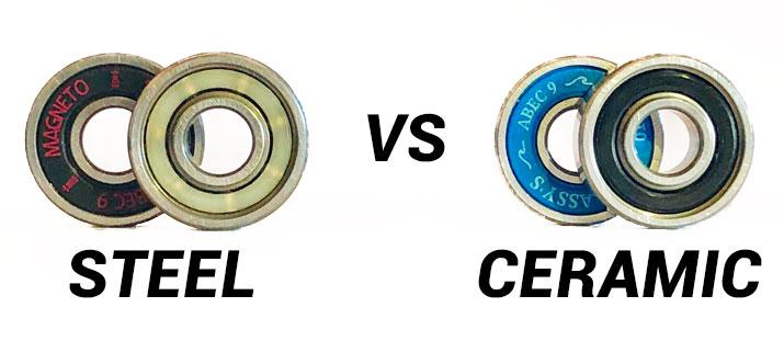 ceramic bearings vs steel bearings longboard