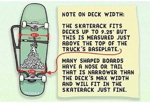 Buy a skateboard bike rack