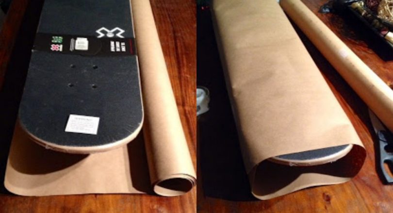 How To Gift Wrap A Skateboard