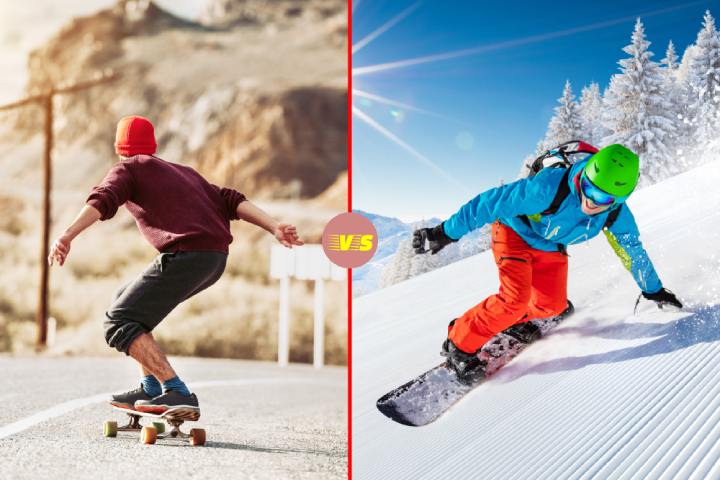 Skateboarding vs Snowboarding