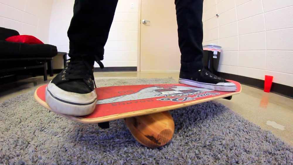 skateboard balancing