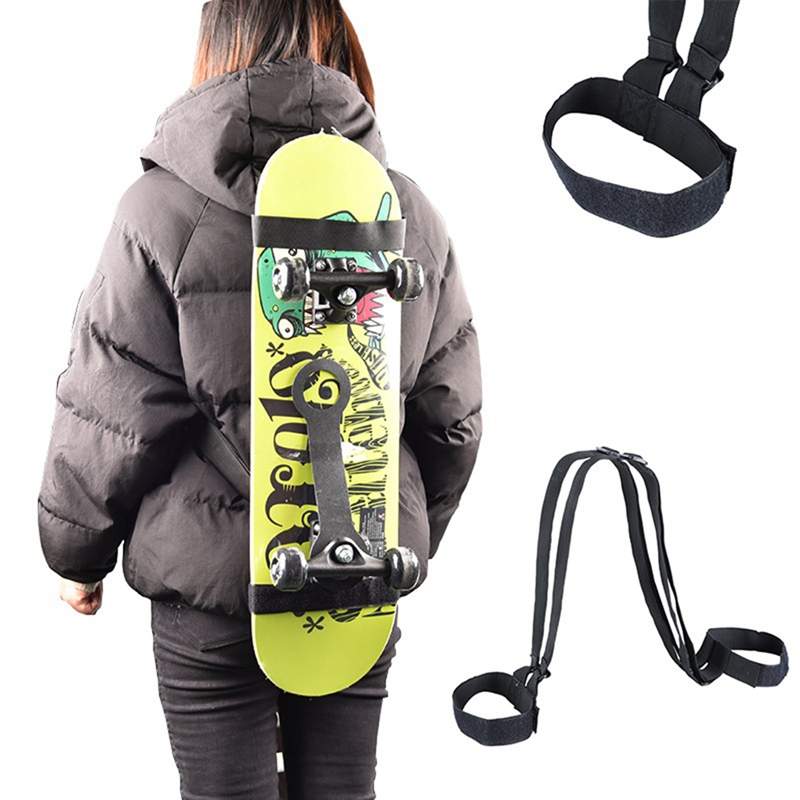 Skateboard shoulder strap