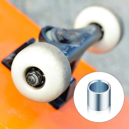 How to Put Wheels on a Skateboard - Place the wheel on the axle 