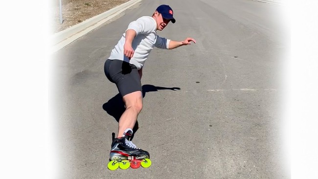 How to do the stopping on rollerblades