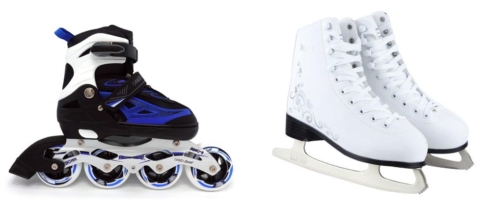 Rollerblade vs Ice Skate