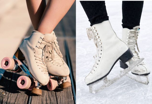 roller skating vs ice skating