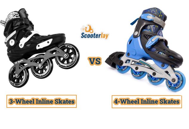 3 wheel vs 4 wheel inline skates