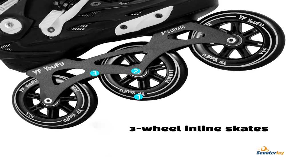 3-wheel inline skates