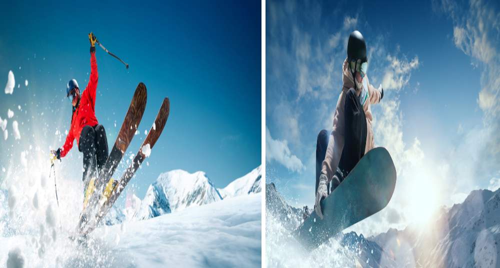 Skiing vs Snowboarding