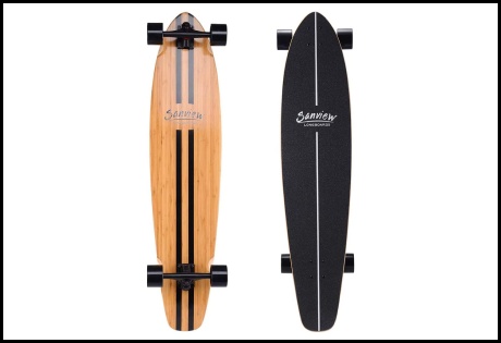 SANVIEW 42inch Complete Bamboo Longboard