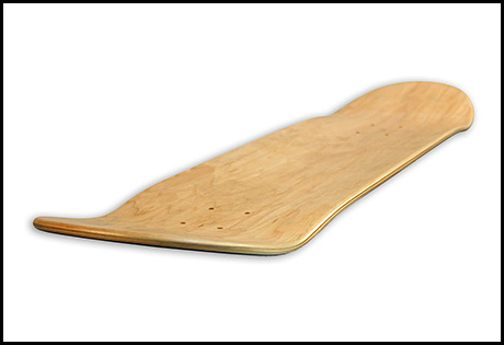 Blank Decks Warning Skateboard Deck