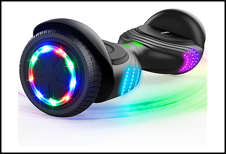 TOMOLOO Hoverboard with LED Lights